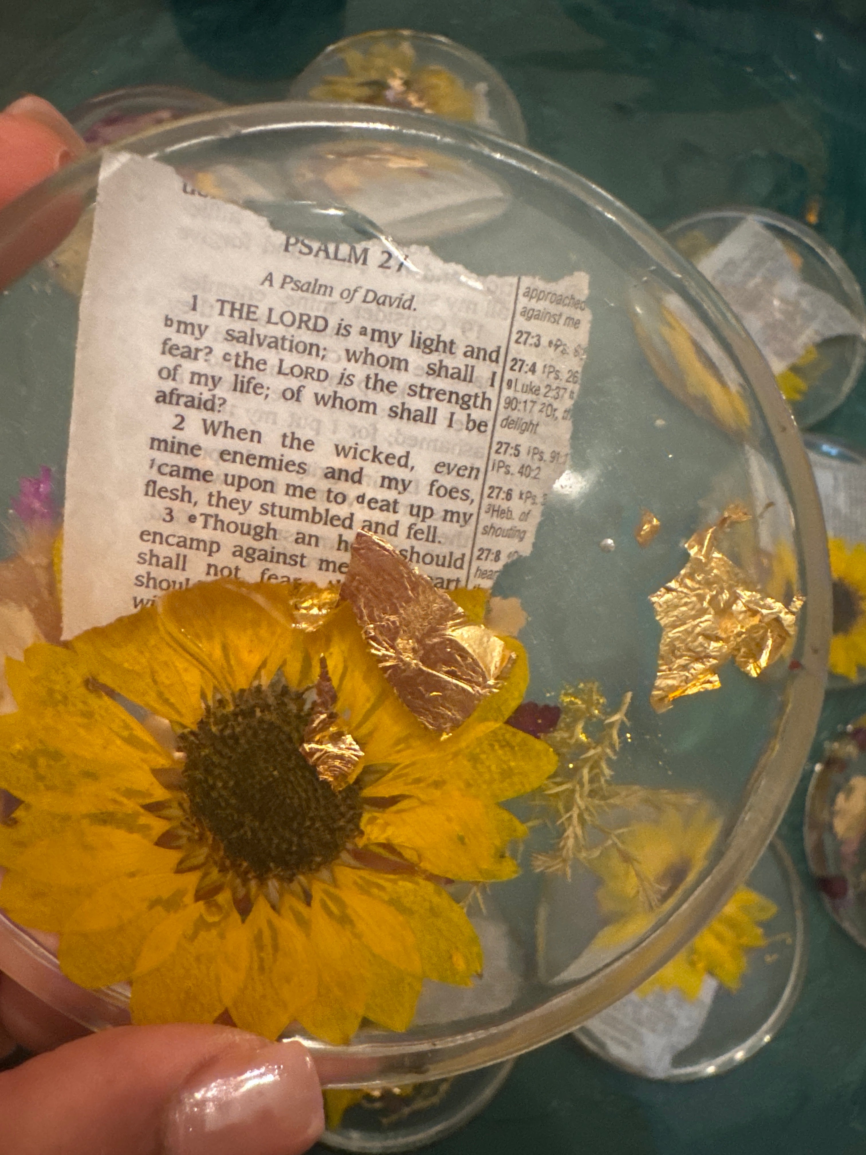 Sunflowers and Scriptures Coaster - Indv priced
