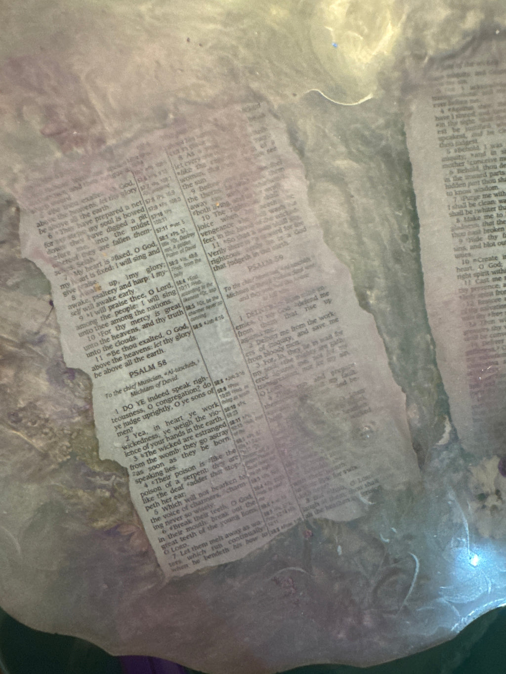 Lilies and Psalms Tray