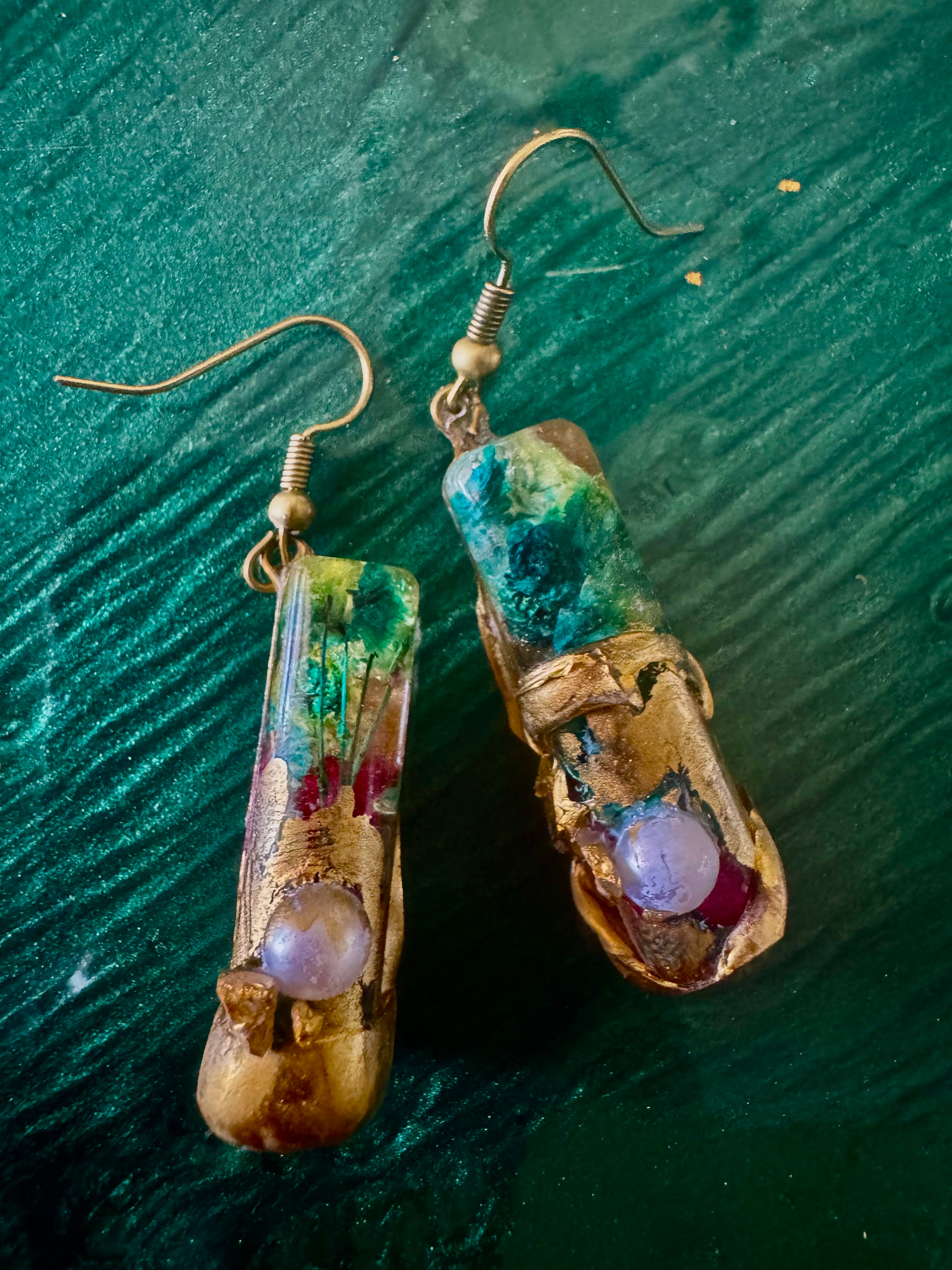 Floral and Pearls Drops