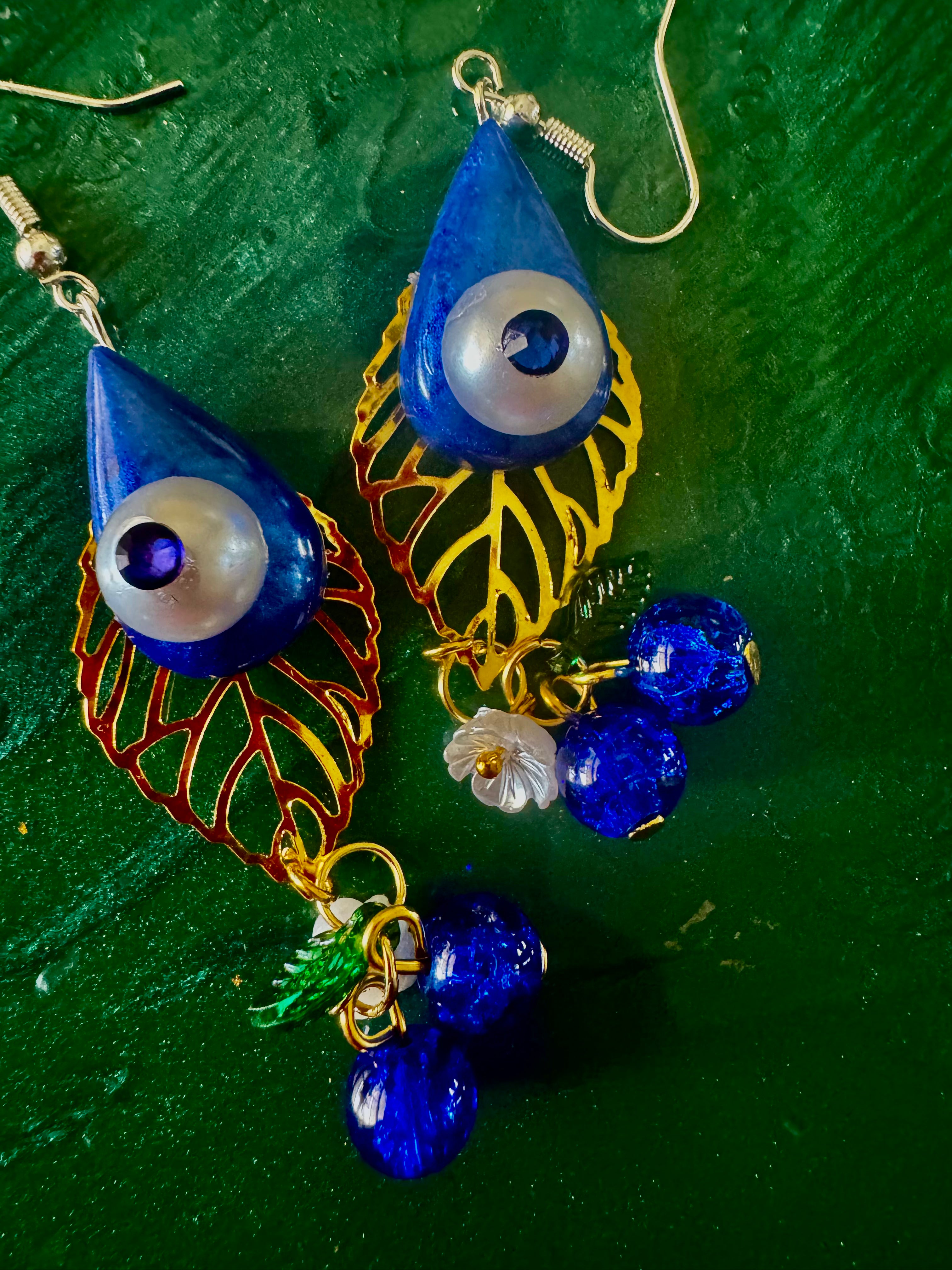 Blue Eyes and beads
