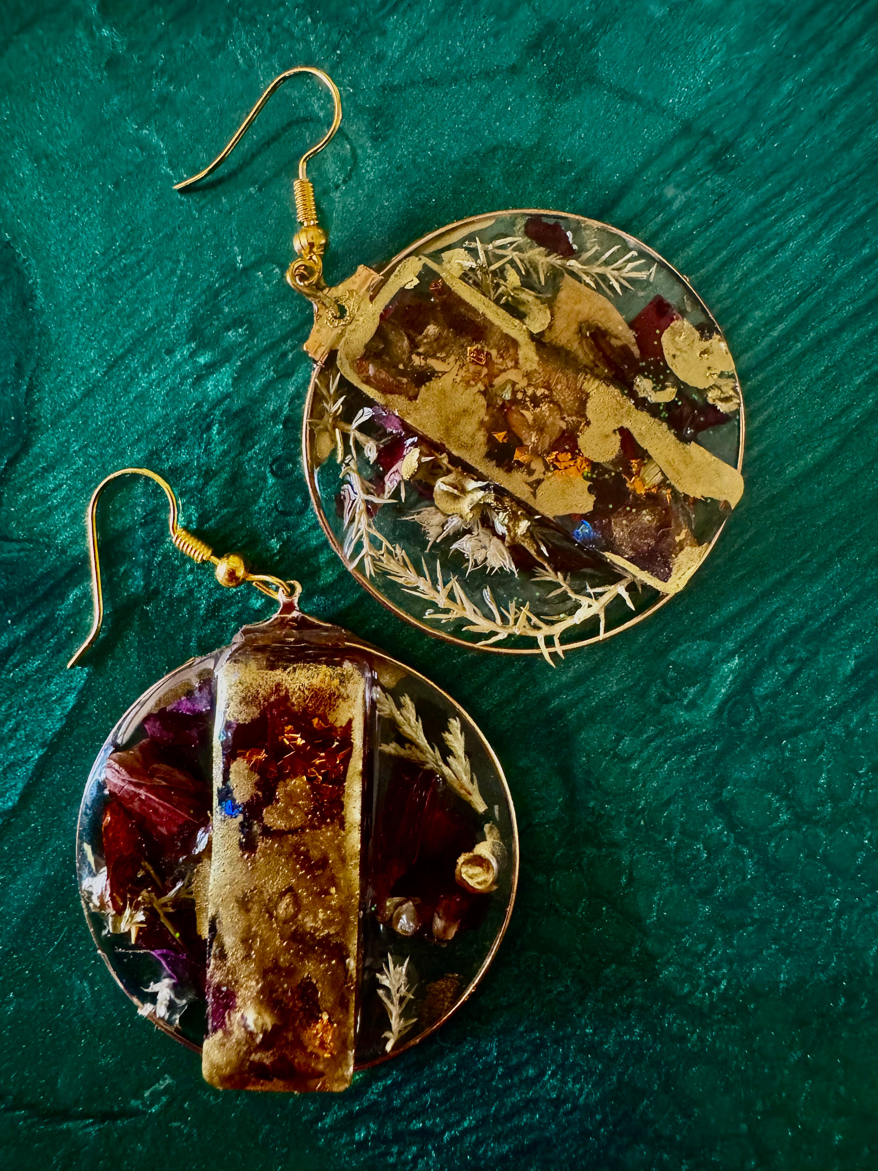 Crushed Roses 2”round