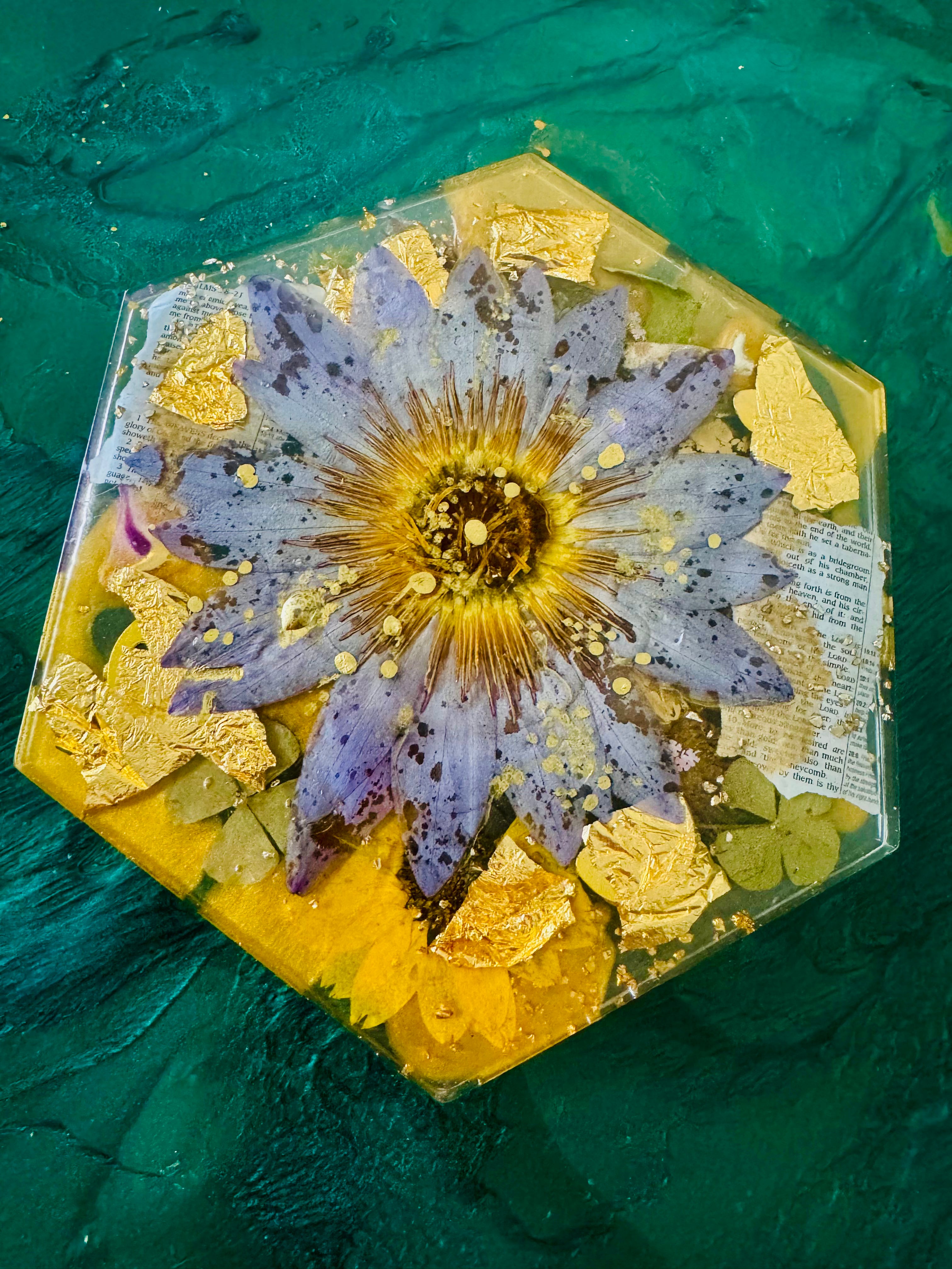 Purple Japanese Lotus Tray