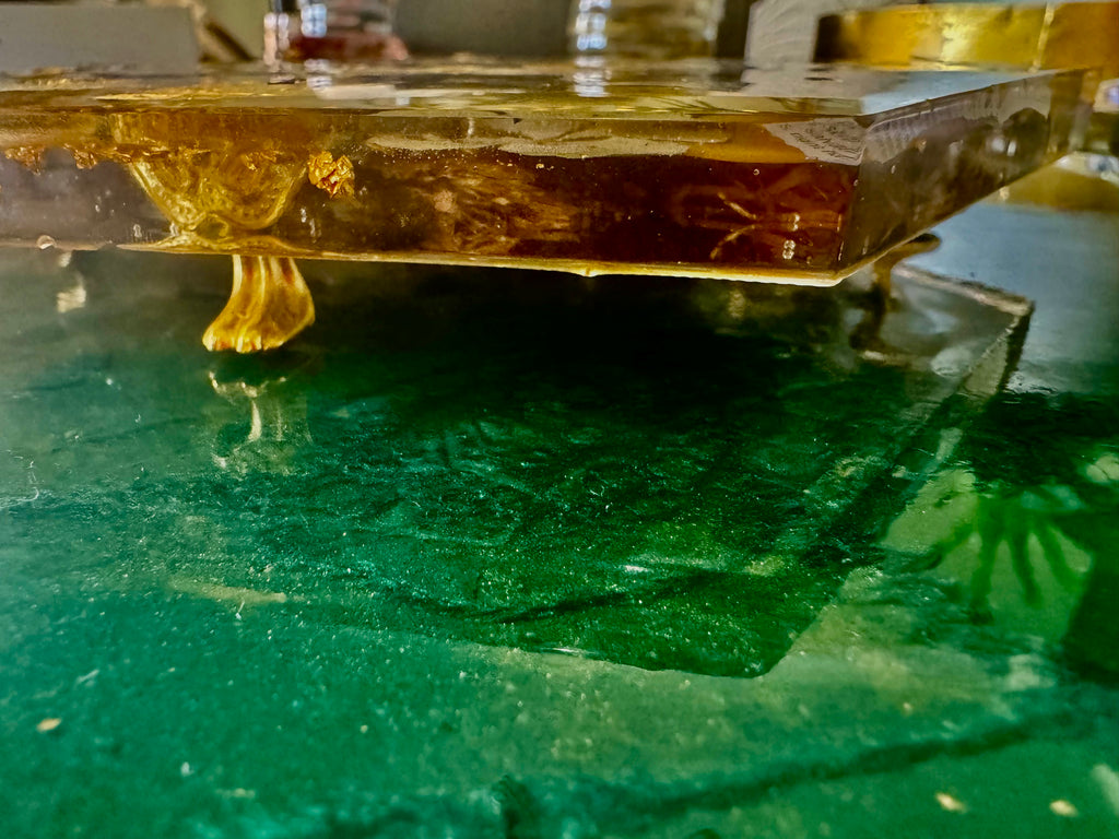 Purple Japanese Lotus Tray