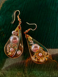 White Floral Drops